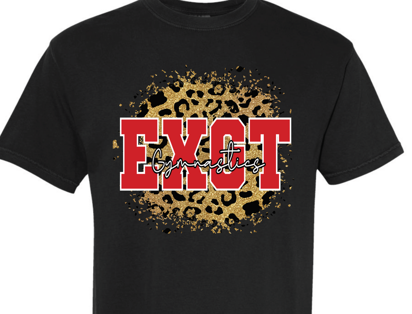 EXGT - gold leopard EXGT gymnastics
